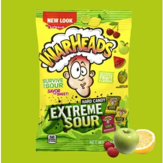   Warheads Assorted Sour extrémně kyselé tvrdé bonbóny originál 56g