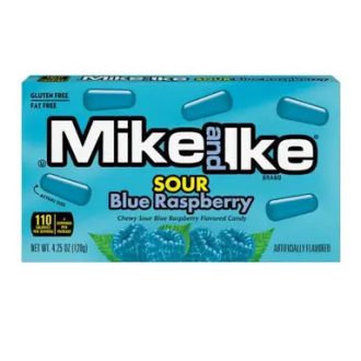   Mike and Ike Sour Blue Raspberry Sour Blue Raspberry Flavored Dragee 120g