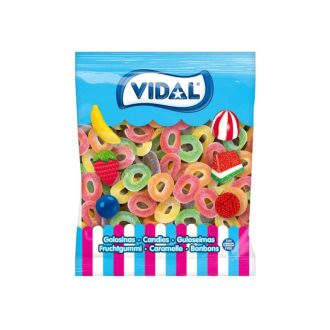 Vidal Kyselý vícebarevný kroužek 1 kg
