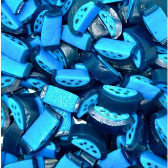 Železné bonbóny Borůvkové plátky 300g