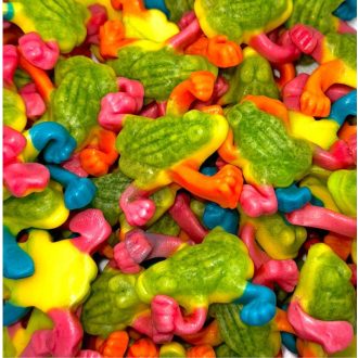 Gumové bonbóny s plněným mozkem 90g