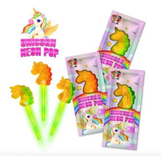 Lízátko Jednorožec Neonový 10g