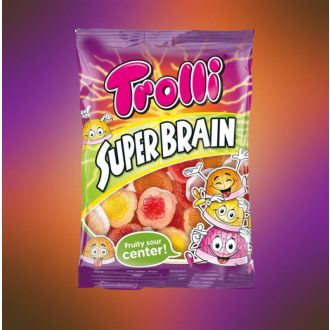 Trolli Super brain gumové bonbóny Plněný mozek 100g