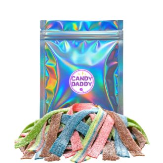 Extra kyselé gumové bonbóny Ribbon MIX straps 100 kusů