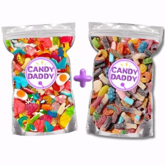 Sladkokyselé želatinové bonbóny DuoPack – 2×1 kg