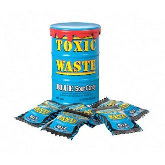 Toxic Waste Sour Candy Drum Blue Sour candy drum blue 42g