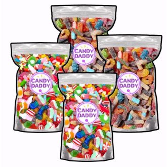   Nabídka balíčku sladkokyselých gumových bonbónů – výběr 4x1kg