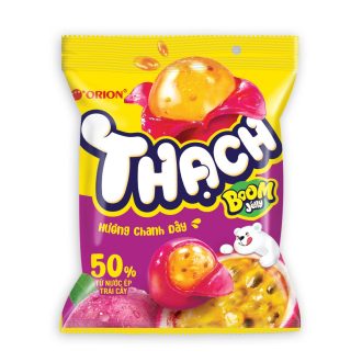   Oloupatelné gumové bonbóny s mučenkou - Orion Boom Mučenka 52g