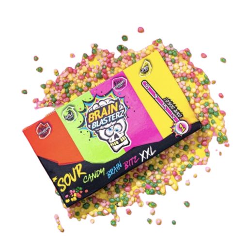 Brain Blasters XXL 144g extra kyselé bonbóny