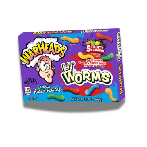 Warheads Sour Worms 99g I Sour Gummy Candy