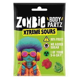 Zombie Body Partz Xtreme Sours extra kyselé 35g