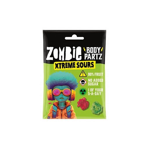 Zombie Body Partz Xtreme Sours extra kyselé 35g